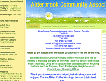 Tablet Screenshot of alderbrookonline.co.uk
